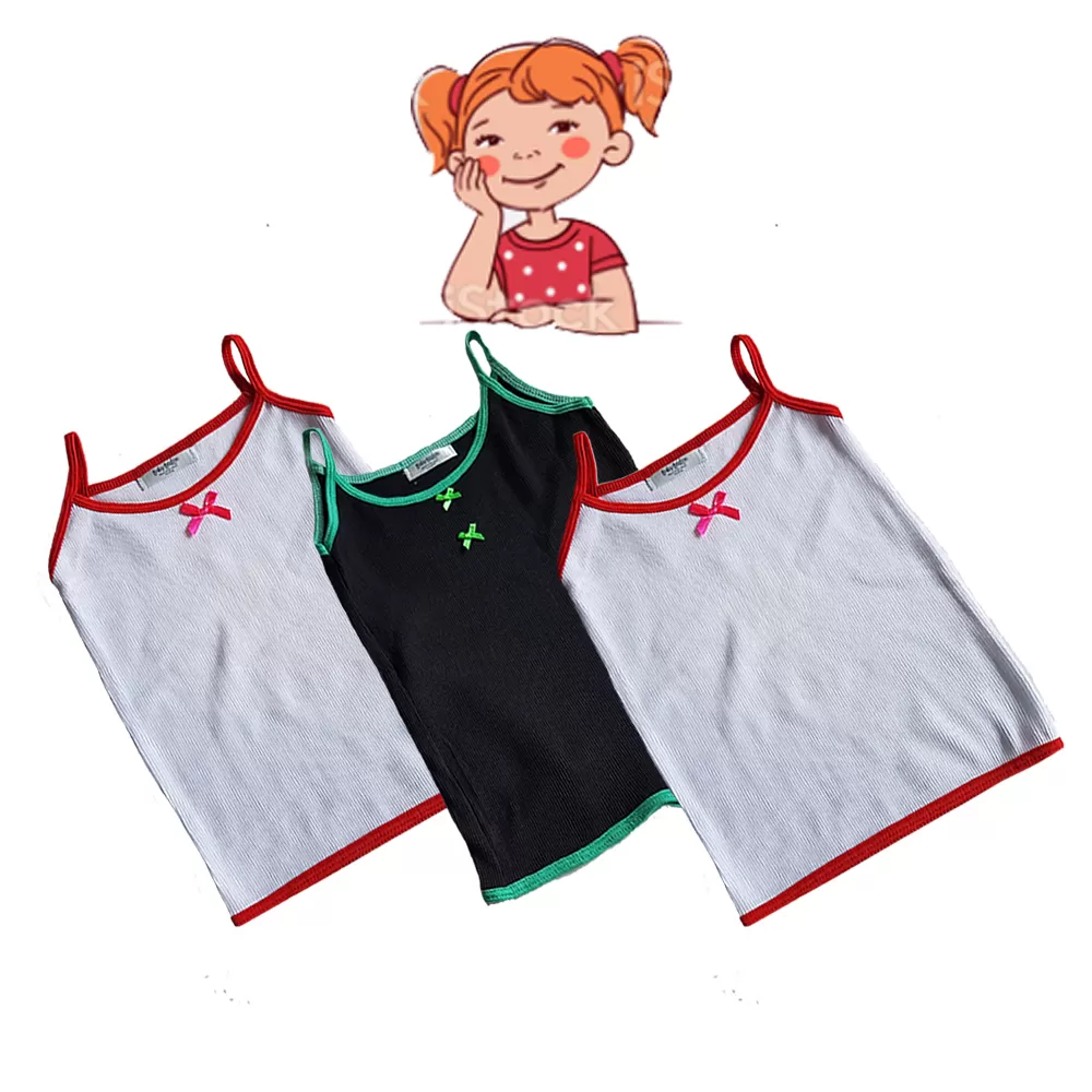 4-5 yrs Kids Girl Cotton Vest Top For Size 4  - image 1