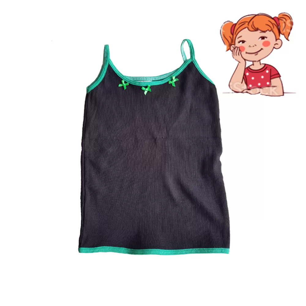 4-5 yrs Kids Girl Cotton Vest Top For Size 4  - image 1