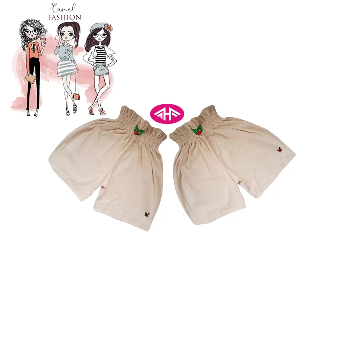 9-10 yrs AHF Kids Girl Fancy Short Pants