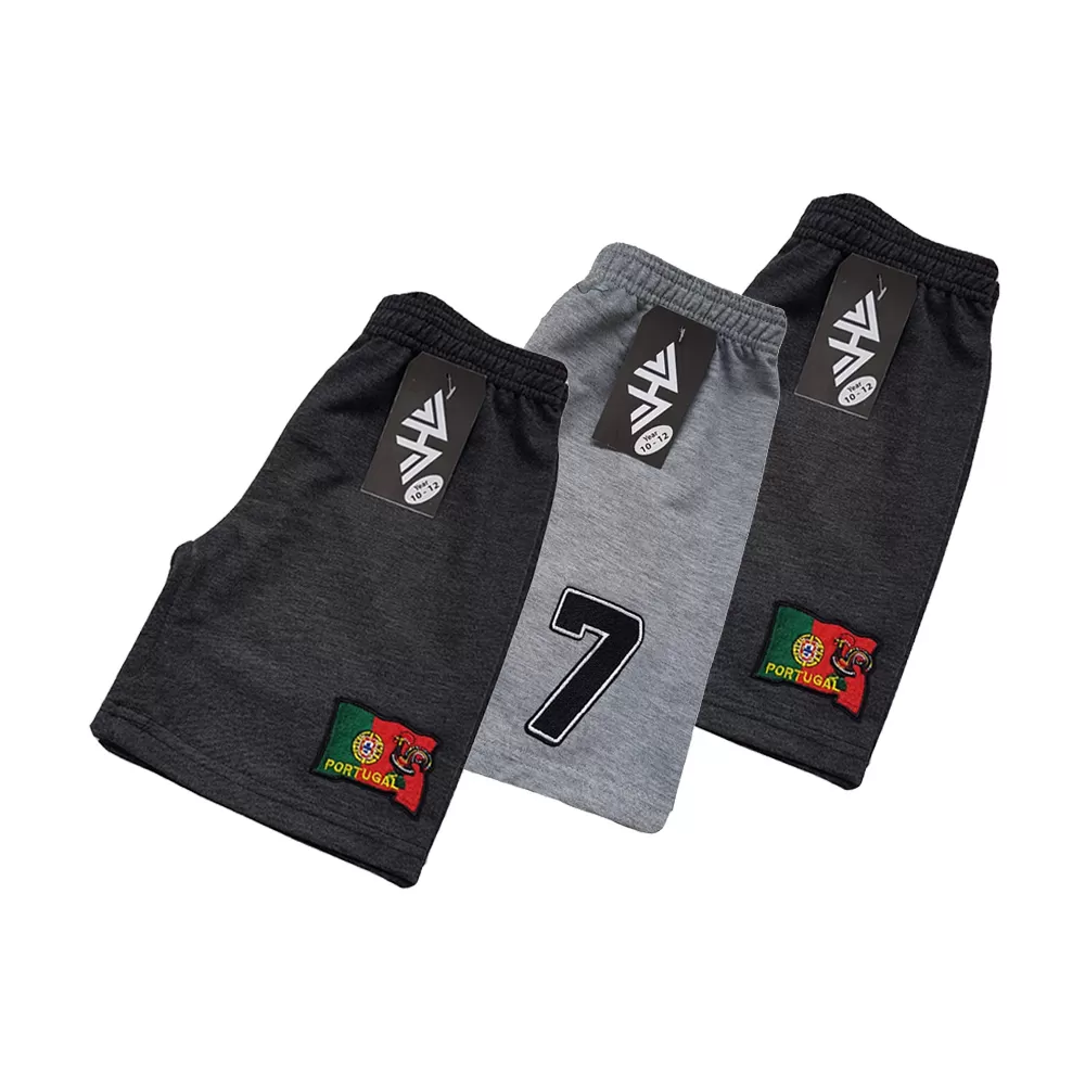 10-12years Kids Boy Short Pure Cotton Pants - Grey  - image 3