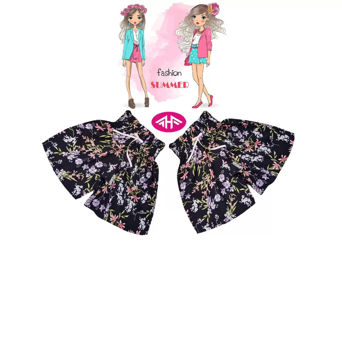 9-10 yrs AHF  Kids Girl Fancy Short Pants  - image 1