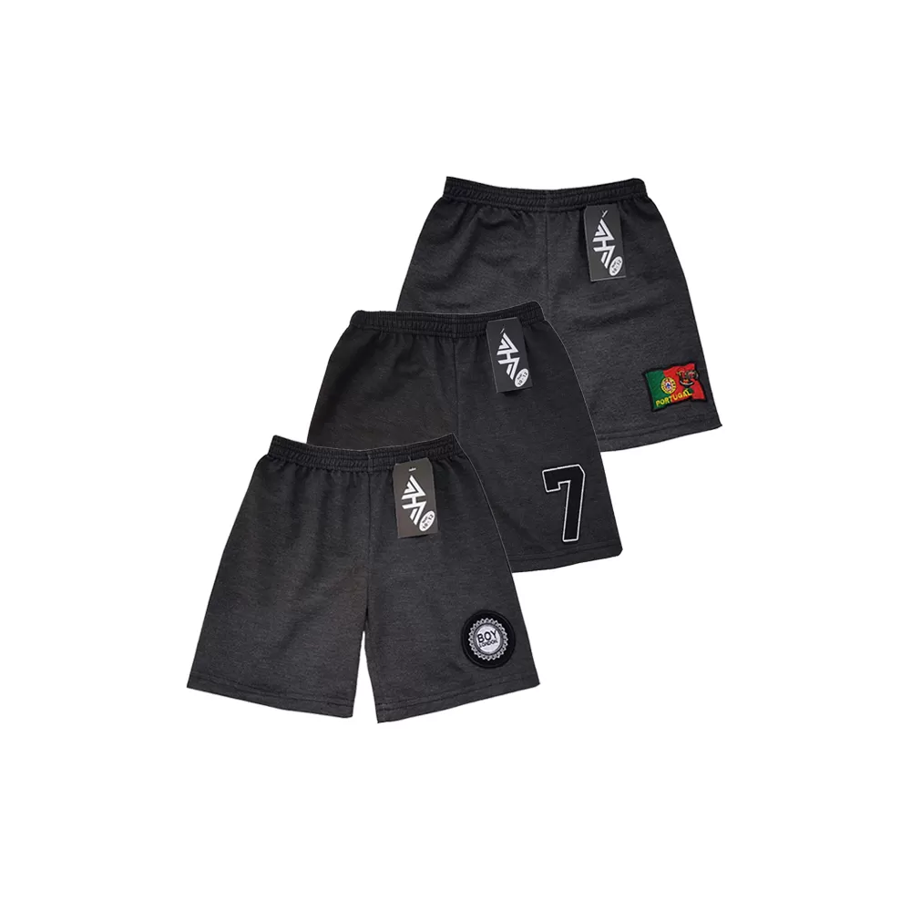 10-12years Kids Boy Short Pure Cotton Pants - Grey  - image 1