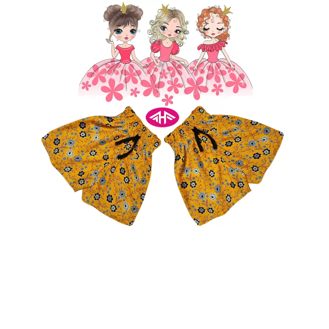 9-10 yrs AHF  Kids Girl Fancy Short Pants  - image 1