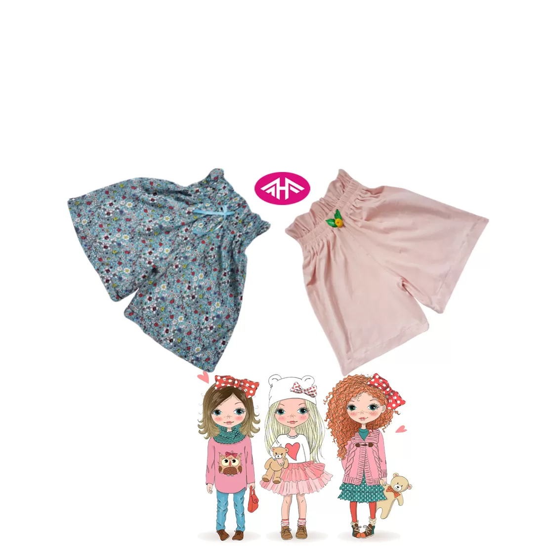 9-10 yrs AHF  Kids Girl Fancy Short Pants  - image 3