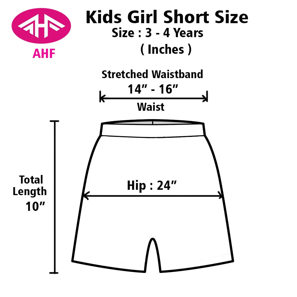 3-4 yrs AHF   Kid Girl Frill Viscose Short - 2 Pack - image 2