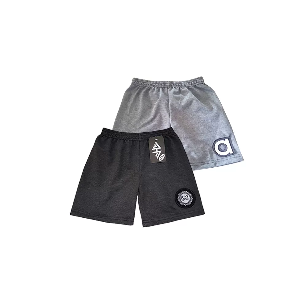 11-12 yrs Kids Boy Short Pure Cotton Pants - Grey  - image 1