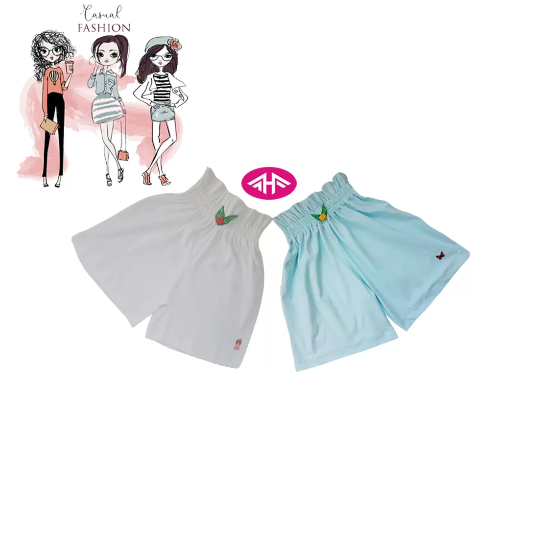 9-10 yrs AHF Kids Girl Fancy Short Pants