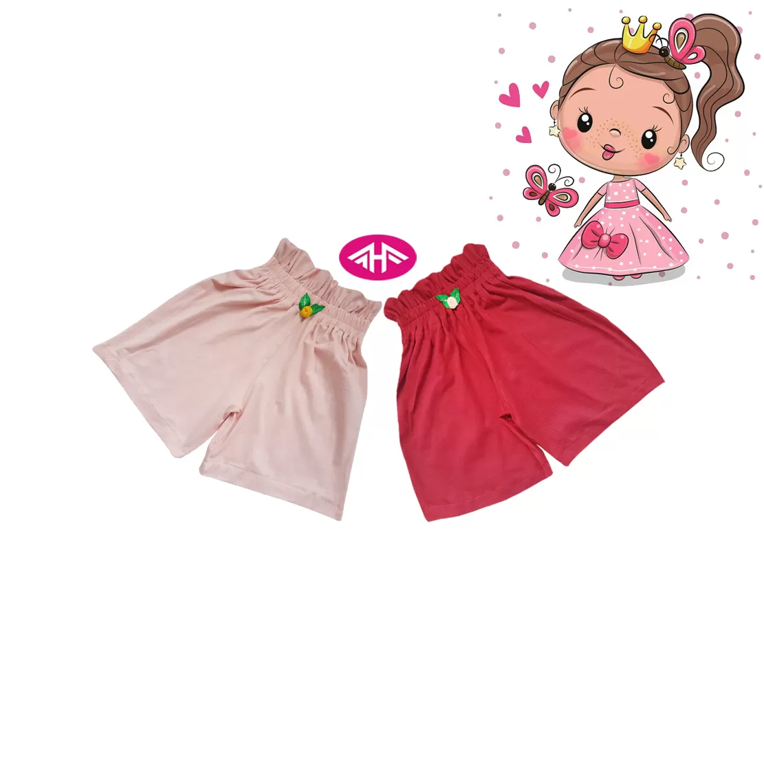 9-10 yrs AHF Kids Girl Fancy Short Pants