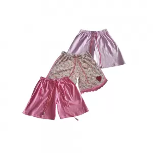Multicolor 10-11 yrs Kids Girl Short Pure Cotton  