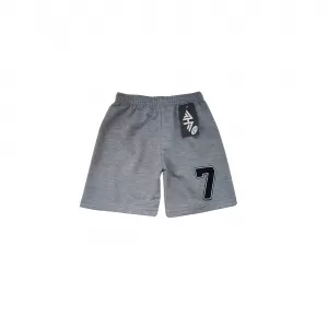 10-12years Kids Boy Short Pure Cotton  - Light Grey 