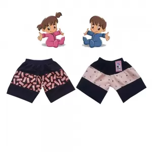 2 yrs Baby Cotton Short Pants  - 2 Pack