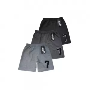 10-12years Kids Boy Short Pure Cotton Pants - Grey 