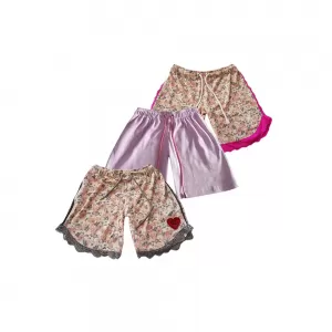 10-11 yrs Kids Girl Short Pure Cotton Pants 