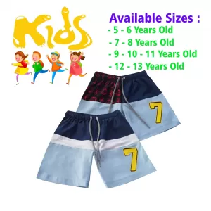 7-8 yrs Unisex Kids Boy & Girl Cotton Short - 2 PACK