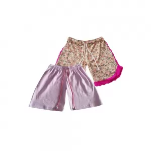 10-11 yrs Kids Girl Short Pure Cotton Pants 