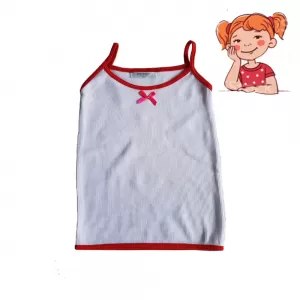 4-5 yrs Kids Girl Cotton Vest Top For Size 4 
