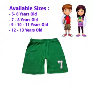 5-6 yrs Unisex Kids Boy & Girl Cotton Short - 1 PACK
