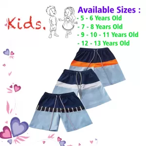 7-8 yrs Unisex Kids Boy & Girl Cotton Short - 3 PACK