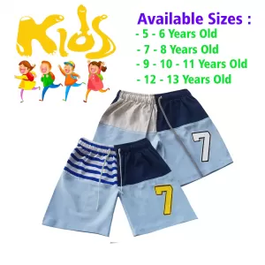 7-8 yrs Unisex Kids Boy & Girl Cotton Short - 2 PACK