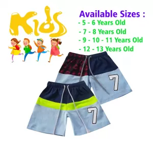 7-8 yrs Unisex Kids Boy & Girl Cotton Short - 2 PACK
