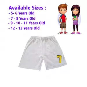9-10 yrs Kids Boy & Girl Cotton Short Pants - 1 PACK
