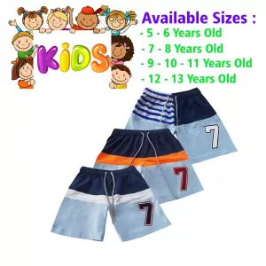 12-13 yrs Unisex Kids Boy & Girl Cotton Short - 3PCs