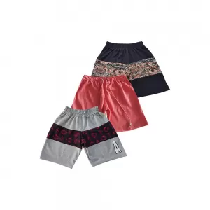 7-8 Y Kids Boy & Girl Short Pure Cotton  - 3 Pack