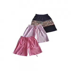 7-8 Y Kids Boy & Girl Short Pure Cotton  - 3 Pack