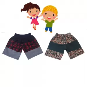 3 yrs Little Kids Boy & Girl Cotton Short  - 2 Pack