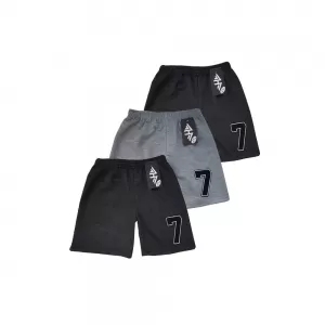 10-12years Kids Boy Short Pure Cotton Pants - Grey 