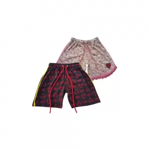 Multicolor 10-11 yrs Kids Girl Short Pure Cotton  