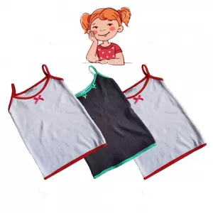 4-5 yrs Kids Girl Cotton Vest Top For Size 4 