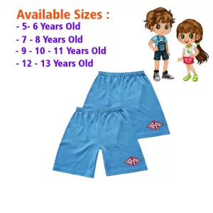5-6 yrs Unisex Kids Boy & Girl Cotton Short - 2 PACK