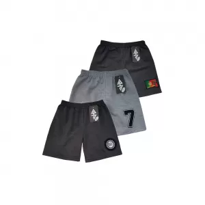 10-12years Kids Boy Short Pure Cotton Pants - Grey 