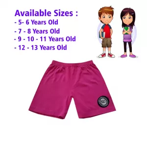 9-10 yrs Kids Boy & Girl Cotton Short Pants - 1 PACK