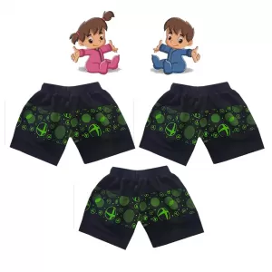 1-2 yrs Baby Cotton Short Pants  - 3 Pack