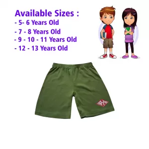 9-10 yrs Kids Boy & Girl Cotton Short Pants - 1 PACK