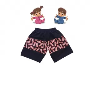1-2 yrs Baby Cotton Short Pants  - 1 Pack