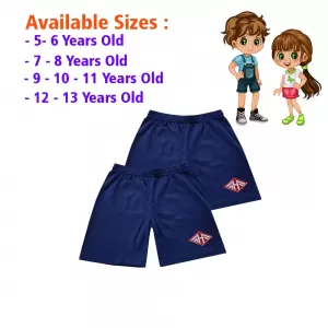 5-6 yrs Unisex Kids Boy & Girl Cotton Short - 2 PACK
