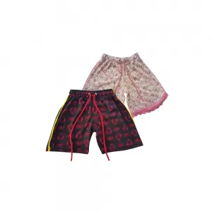 Multicolor 10-11 yrs Kids Girl Short Pure Cotton  