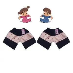 2 yrs Baby Cotton Short Pants  - 2 Pack