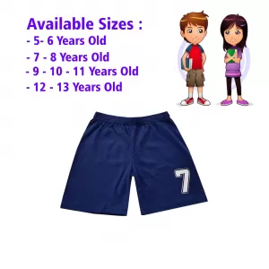 7-8 yrs Unisex Kids Boy & Girl Cotton Short - 1 PACK