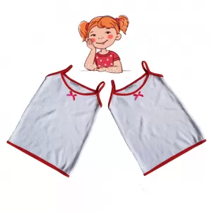 4-5 yrs Kids Girl Cotton Vest Top For Size 4 
