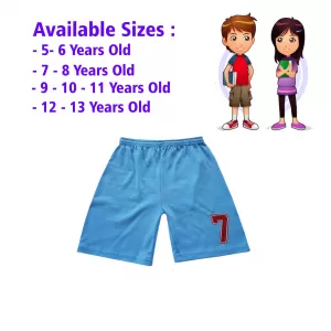5-6 yrs Unisex Kids Boy & Girl Cotton Short - 1 PACK