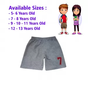 5-6 yrs Unisex Kids Boy & Girl Cotton Short - 1 PACK