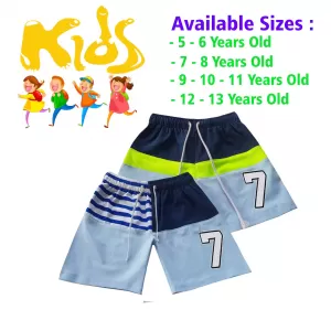 7-8 yrs Unisex Kids Boy & Girl Cotton Short - 2 PACK