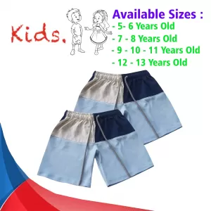 10-11 yrs Unisex Kids Boy & Girl Cotton Short - 2PCs