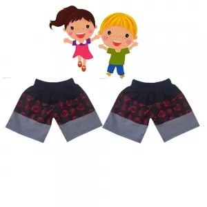 3 yrs Little Kids Boy & Girl Cotton Short  - 2 Pack