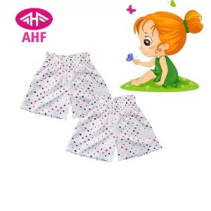 3-4 yrs AHF   Kid Girl Frill Viscose Short - 2 Pack
