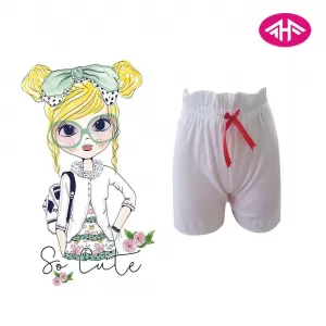 wh 8-9 yrs AHF  Kids Girl Cotton Short Pants 